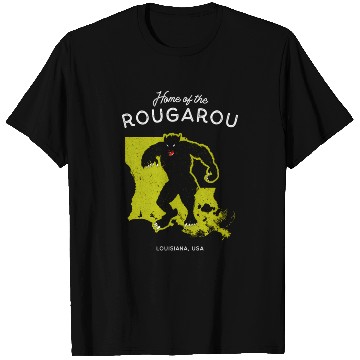 Discover Home Of The Rougarou Louisiana Usa Cryptid T Shirts