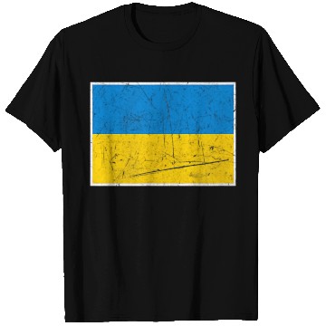 Discover Ukraine Flag With Ukrainian National Colors T Shirts