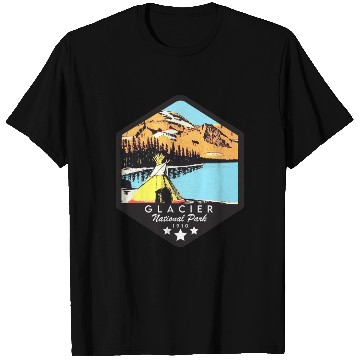 Discover Glacier national park T Shirts