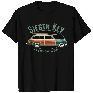 Discover Siesta Key Florida Surfing T Shirts
