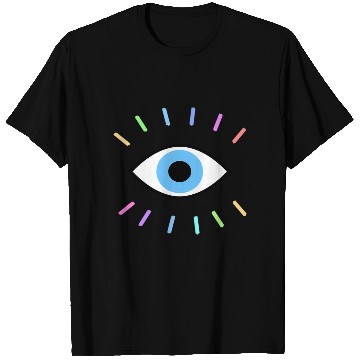 Discover Evil Eye With Rainbow Lashes T Shirts