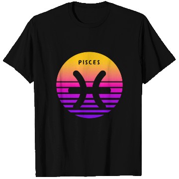 Discover Pisces Zodiac Sign Sunset Pisces T Shirts
