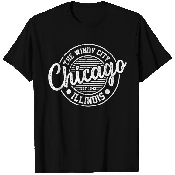 Discover Chicago The Windy City Illinois Vacation T Shirts