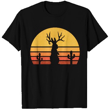 Discover Eighties Jackalope Cryptid Rabbit T Shirts