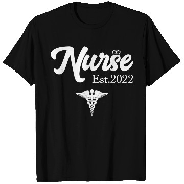 Discover Registered Nurse Est 2022 Rn Nursing School Gradua T Shirts