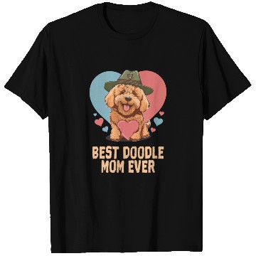Discover Best Doodle Mom Ever Goldendoodle Cute Dog Mom T Shirts
