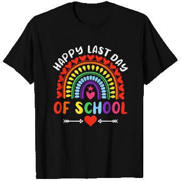 Discover Rainbow Happy Last Day Of School Teacher Boys T Shirts