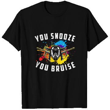 Discover You Snooze You Bruise Youth Paintball T Shirts