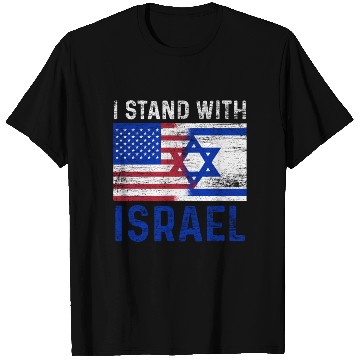 Discover Us Flag I Stand With Israel T Shirts