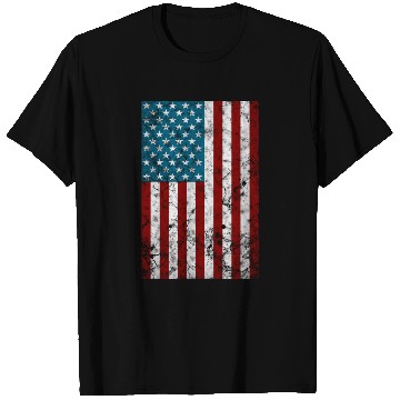 Discover July 4Th Distressed Patriotic American Flag T Shirts