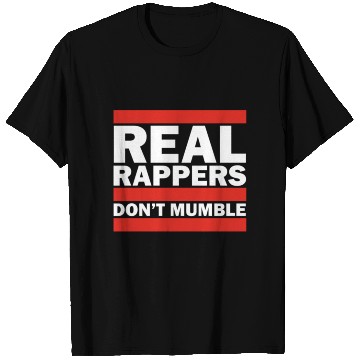 Discover Real Rappers Dont Mumble Old School Hip Hop Rap T Shirts