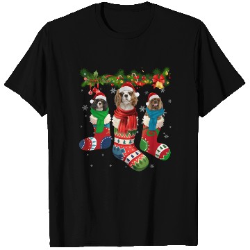 Discover Three Cavalier King Charles Spaniel In Sock T Shirts