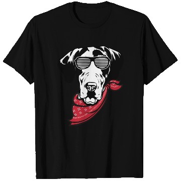 Discover Great Dane Face Shutter Glasses T Shirts