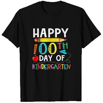 Discover 100 Days Of Kindergarten Happy 100Th Day Of School T Shirts