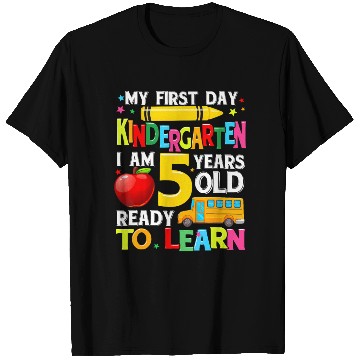 Discover My First Day Of Kindergarten Funny Back To School T Shirts