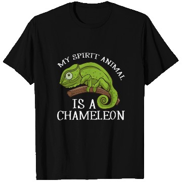 Discover My Spirit Animal Is A Chameleon Lizard Chameleon T Shirts