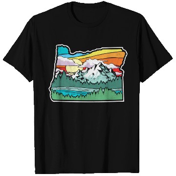 Discover Oregon Nature Outdoors T Shirts