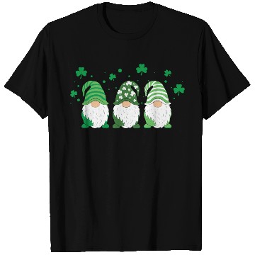 Discover Gnomes Holding Shamrock Leopard Plaid St Patrick'S T Shirts