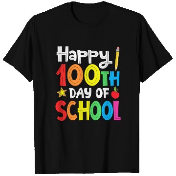 Discover Happy 100Th Day Of School Teacher Rainbow T Shirts