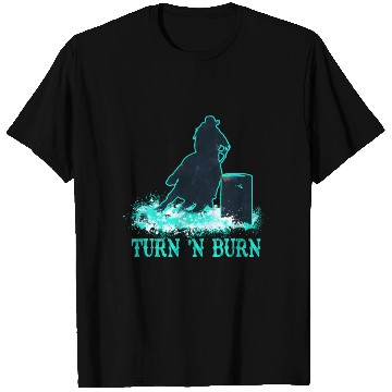 Discover Barrel Racer Barrel Racing Horse Turn And Burn Tea T Shirts