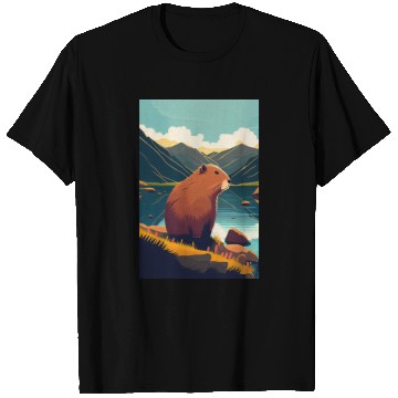 Discover Capybara Nature Capibara T Shirts