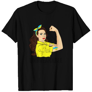 Discover Ukrainian Unbreakable Ukraine Flag T Shirts