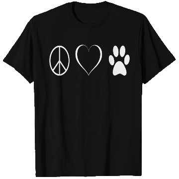 Discover Peace love animals T Shirts