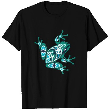 Discover Native American Indian Style Frog Pacific Northwes T Shirts