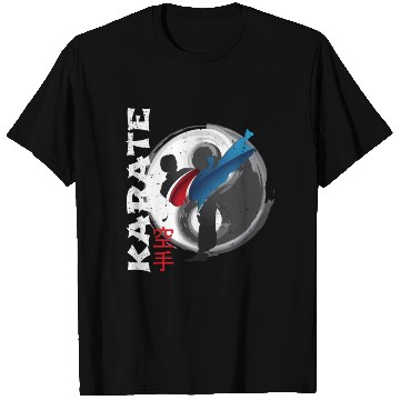 Discover Martial Side Kick Ying Yang Karate T Shirts