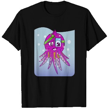 Discover Cute pink octopus T Shirts