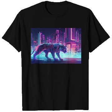 Discover Futuristic Tiger T Shirts