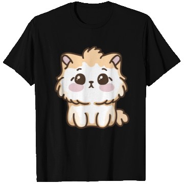 Discover cute kawaii cat valentine gift 1 T Shirts