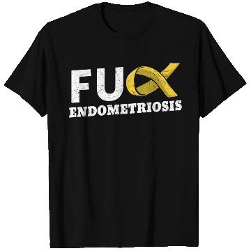 Discover Endometriosis Yellow Ribbon Uterus Endometrium Dys T Shirts