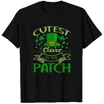 Discover Cutest Clover In The Patch St PatricDay T Shirts