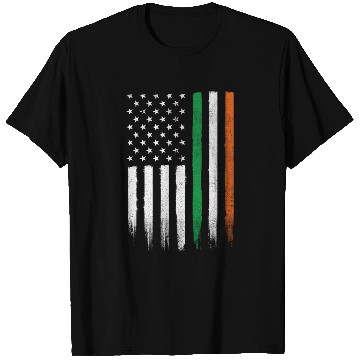 Discover Patriotic Irish American Flag Ireland St Patrick'S T Shirts