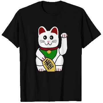 Discover Cute Japanese Lucky Cat 1 T Shirts