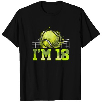 Discover I'm 18 Racket Sports Tennis Player Teen 18th T Shirts