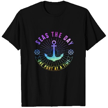 Discover Cruise Seas The Day Family Vacation T Shirts