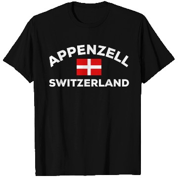 Discover Appenzell Switzerland Swiss Flag City T Shirts