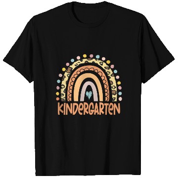 Discover Kindergarten Rainbow Squad Girls Boys Teacher Back T Shirts