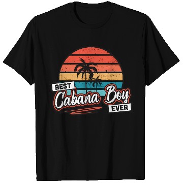Discover Colorful Sunset Palm Tree Best Cabana Ever T Shirts
