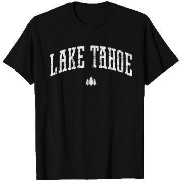 Discover Lake Tahoe Tree Icon T Shirts