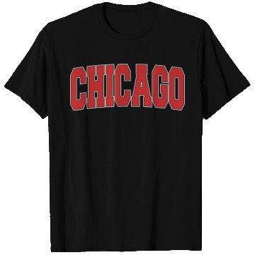 Discover Chicago Il Illinois Varsity Style Usa Sports T Shirts