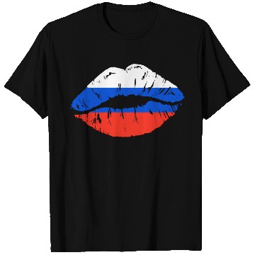 Discover Russian Flag Lips For Russians Russia T Shirts