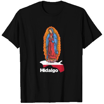 Discover Virgen De Guadalupe With Hidalgo Mexico T Shirts