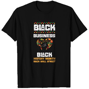 Discover Black Business Black History Mon... T Shirts