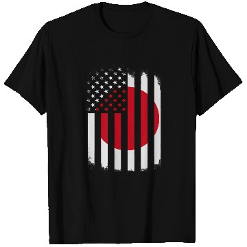 Discover Japan And America Flag Japanese American Flag T Shirts