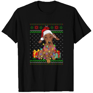 Discover Ugly Lights Dachshund Dog T Shirts