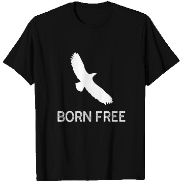 Discover Born Free Flying Eagle T Shirts