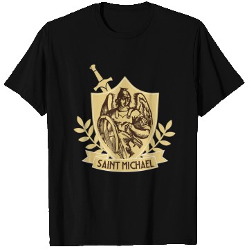 Discover Saint Michael Patron Saint of Police Officers T Shirts
